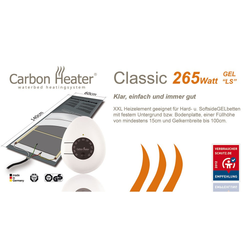 Carbon Heater Classic für GEL-Matratzen